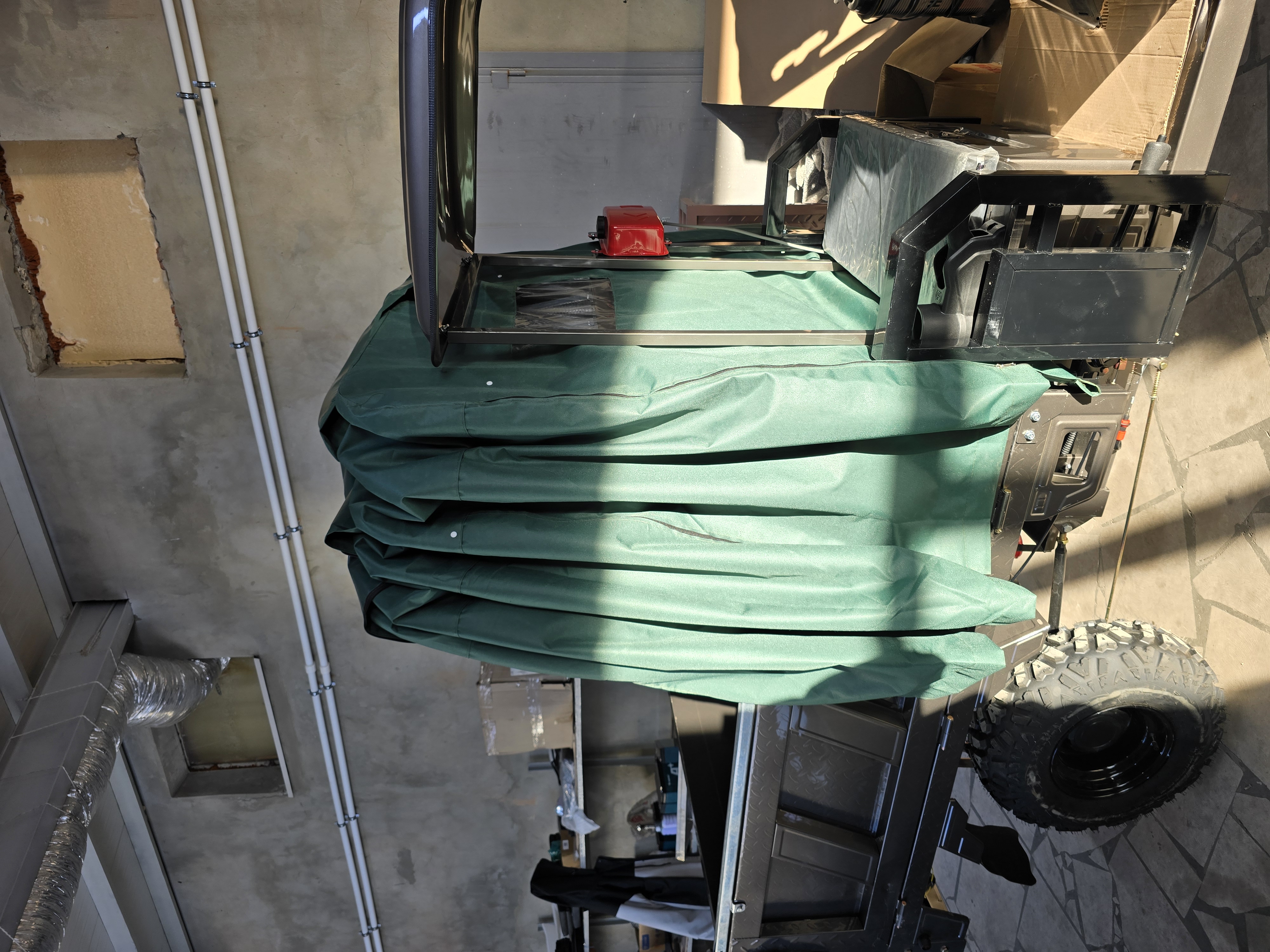 Тент каркасный сдвижной