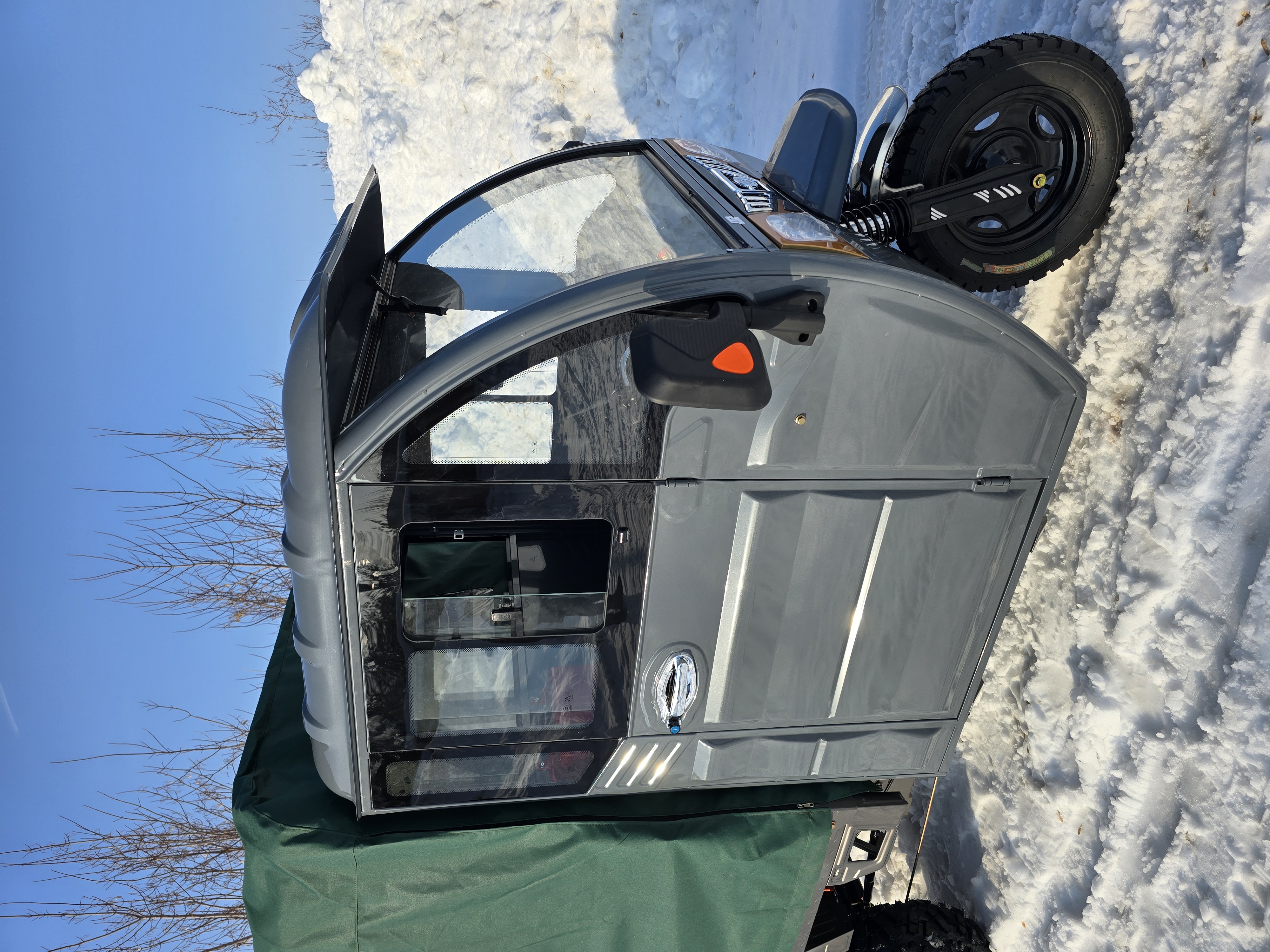 ГЭТ С900 Кабина Гибрид с тентом и усиленными колесами