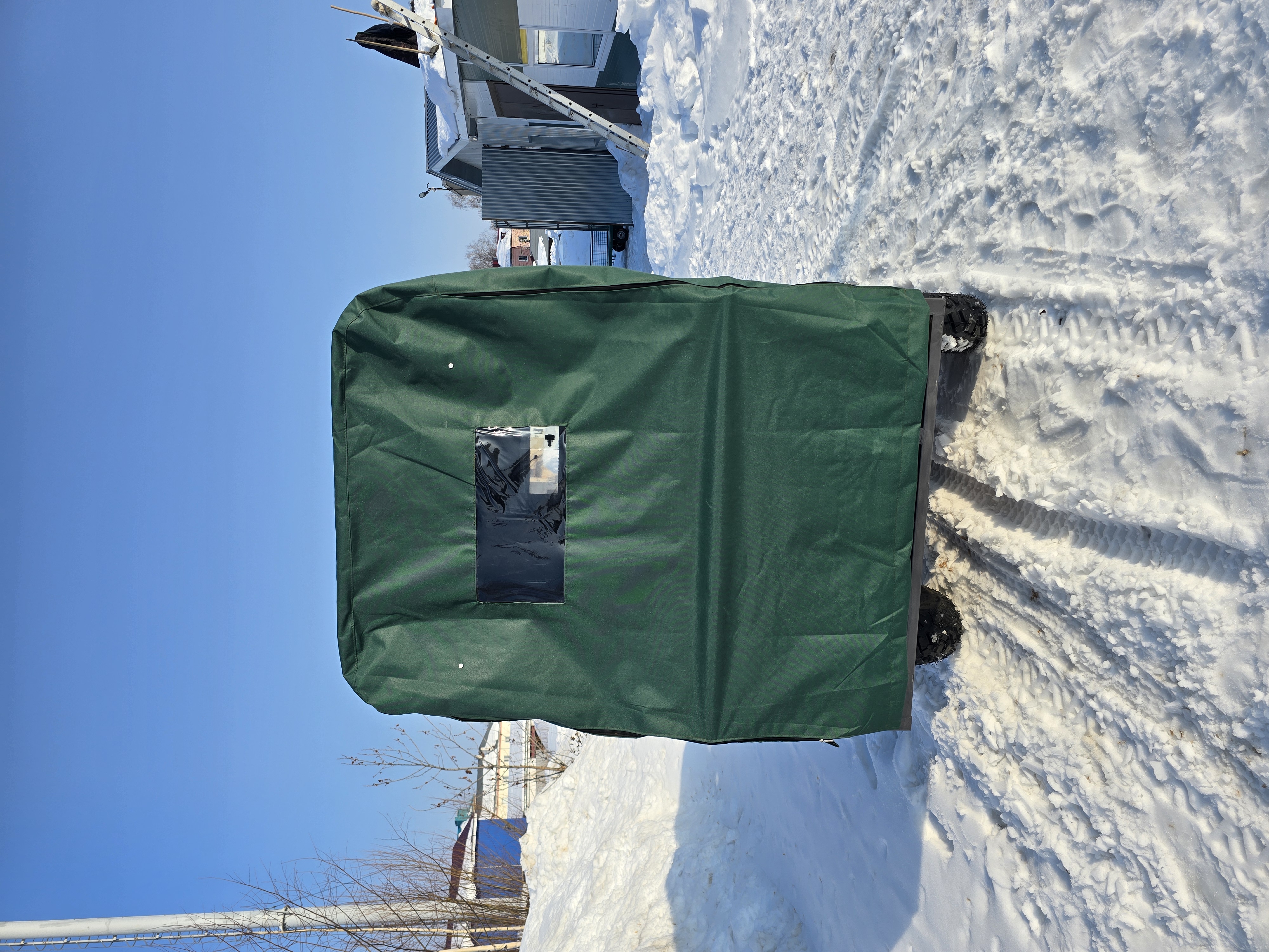 ГЭТ С900 Кабина Гибрид с тентом и усиленными колесами