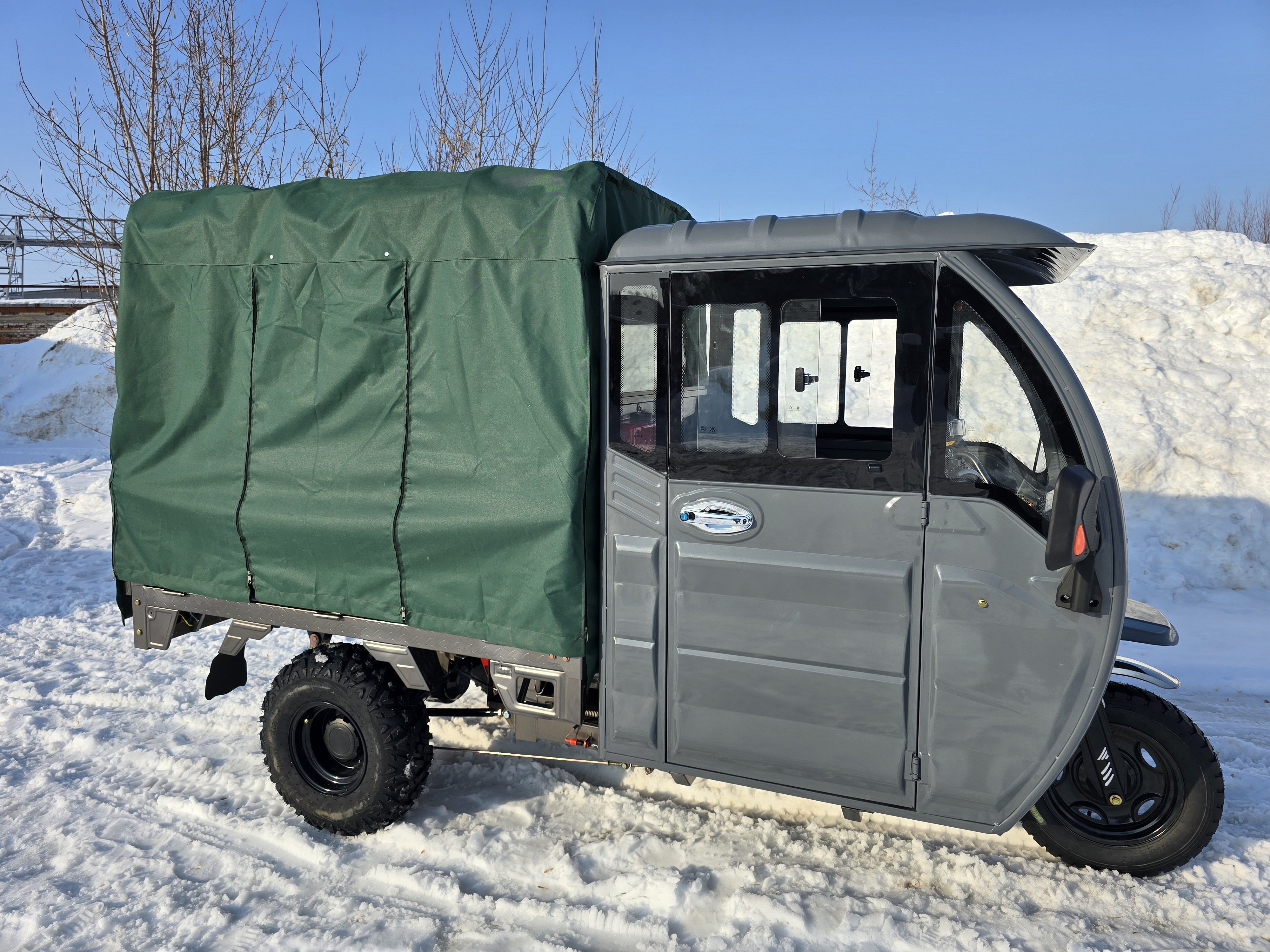 ГЭТ С900 Кабина Гибрид с тентом и усиленными колесами