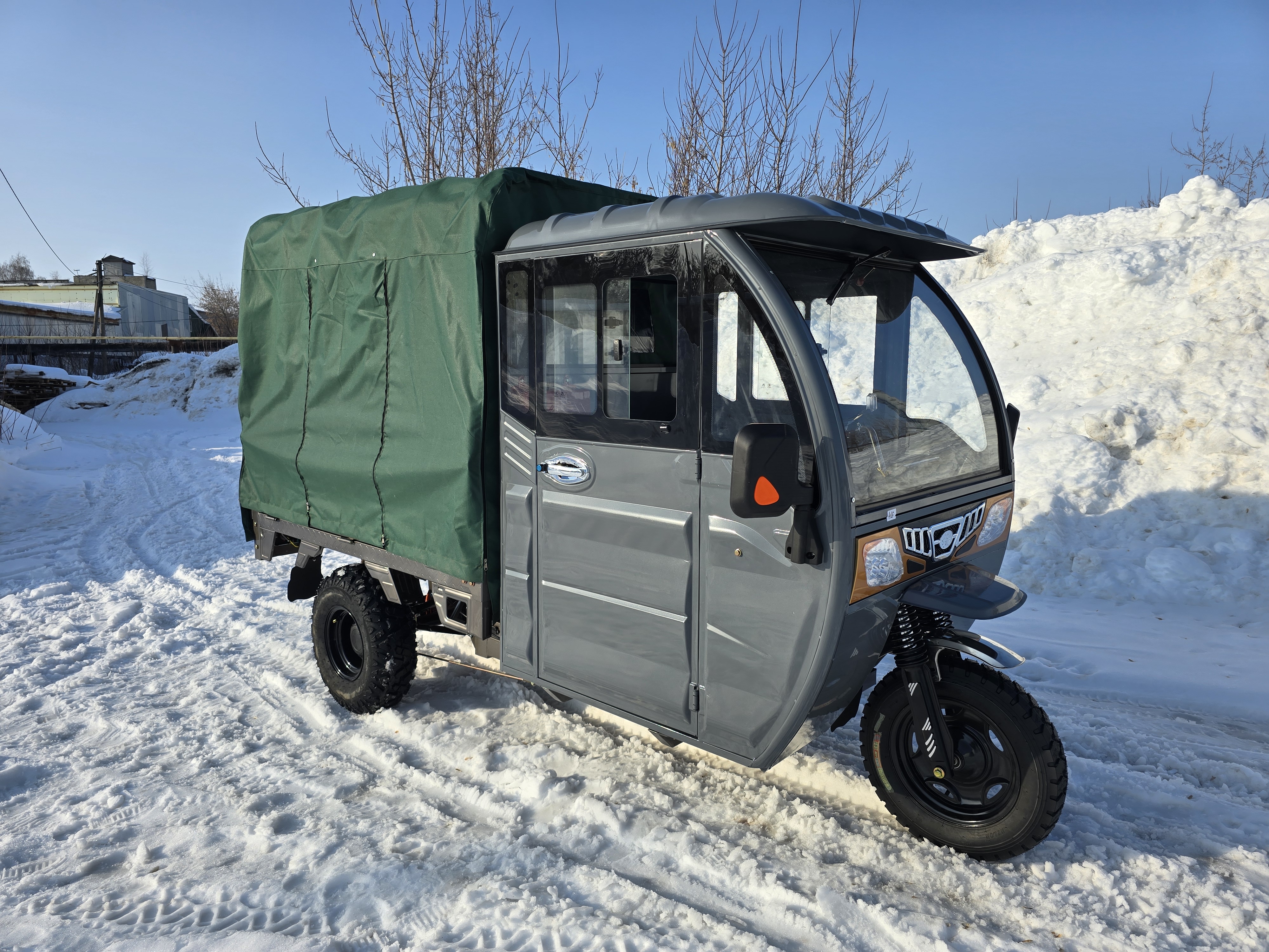 ГЭТ С900 Кабина Гибрид с тентом и усиленными колесами