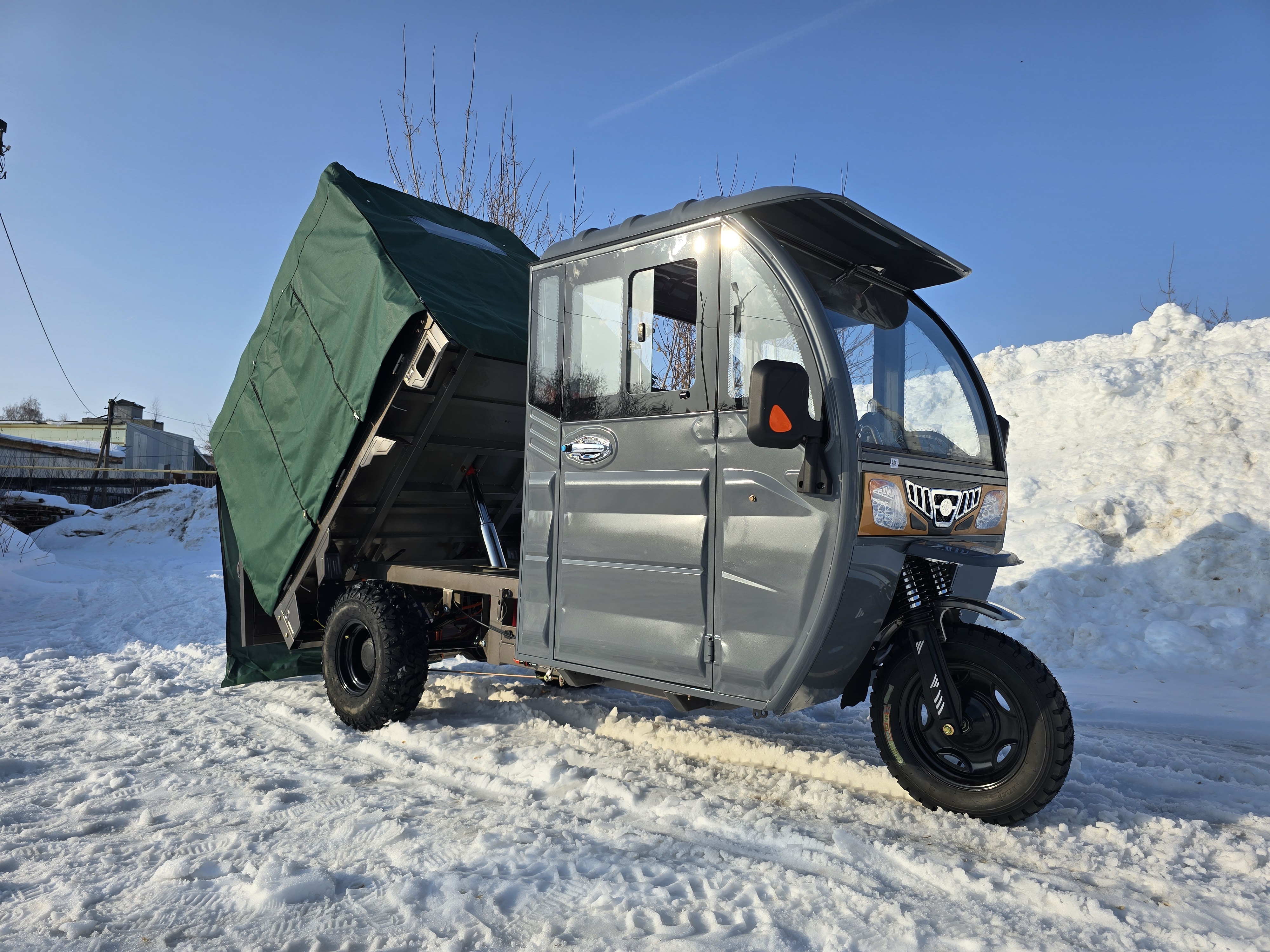 ГЭТ С900 Кабина Гибрид с тентом и усиленными колесами