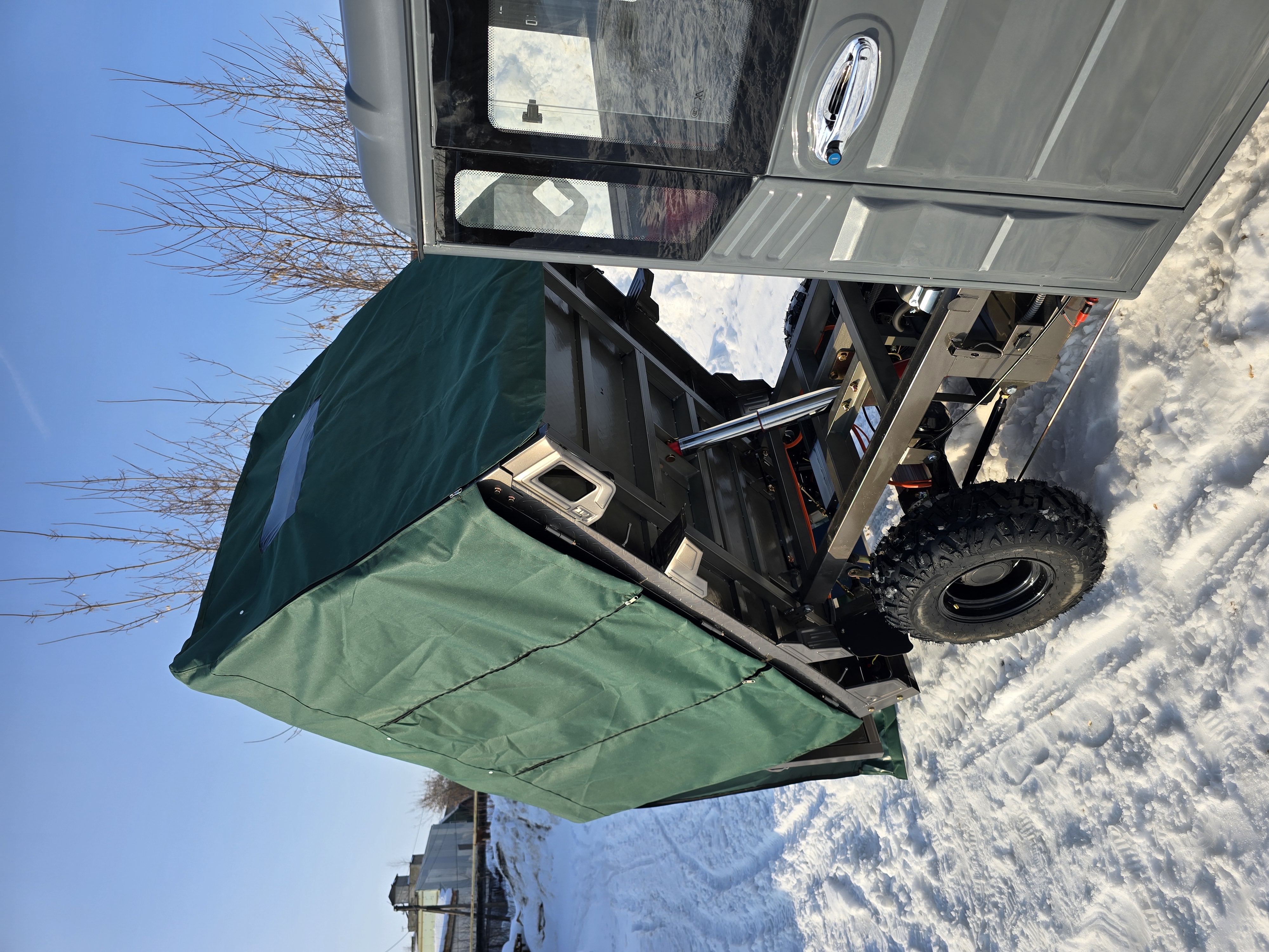 ГЭТ С900 Кабина Гибрид с тентом и усиленными колесами