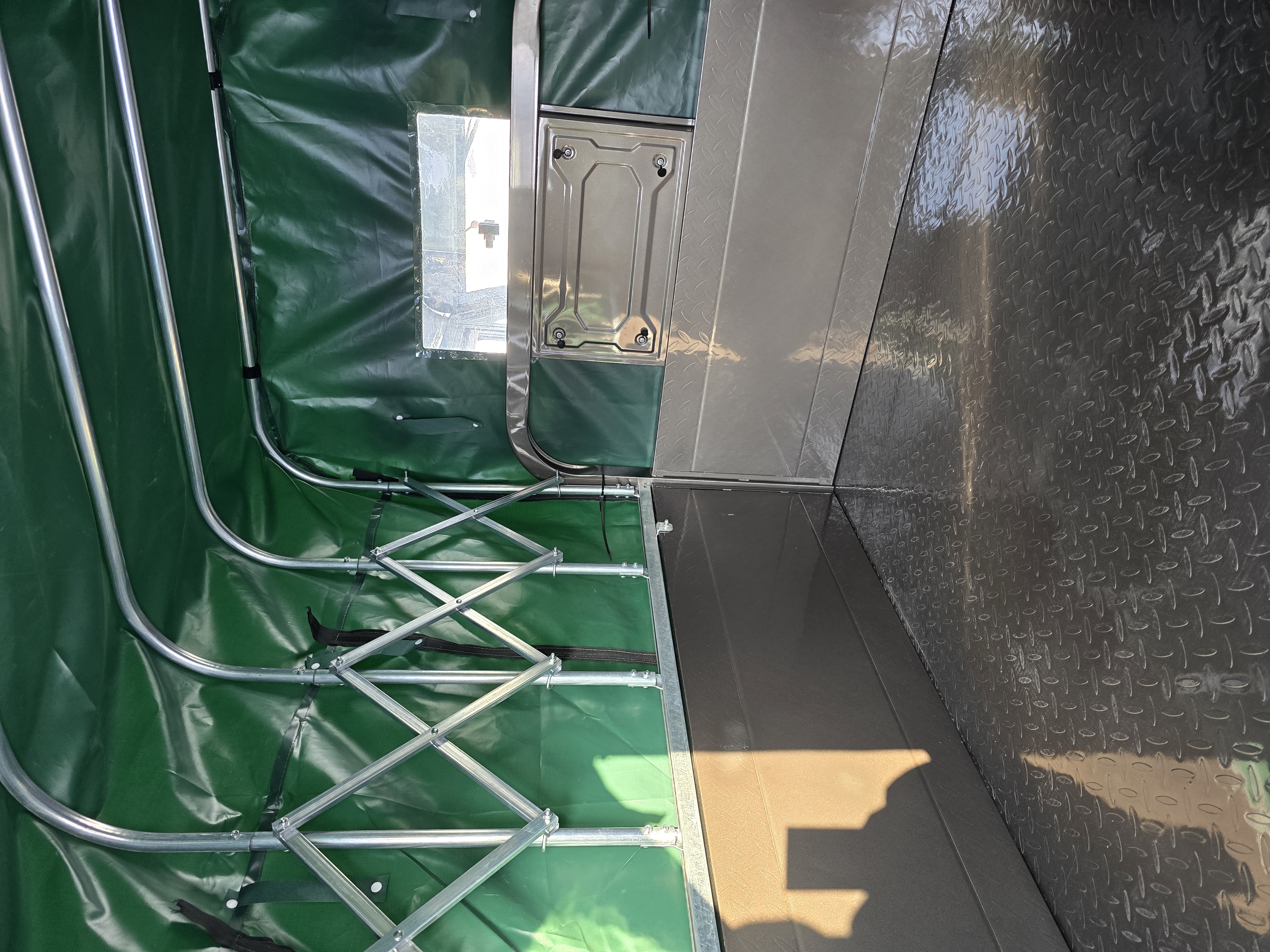 ГЭТ С900 Кабина Гибрид с тентом и усиленными колесами