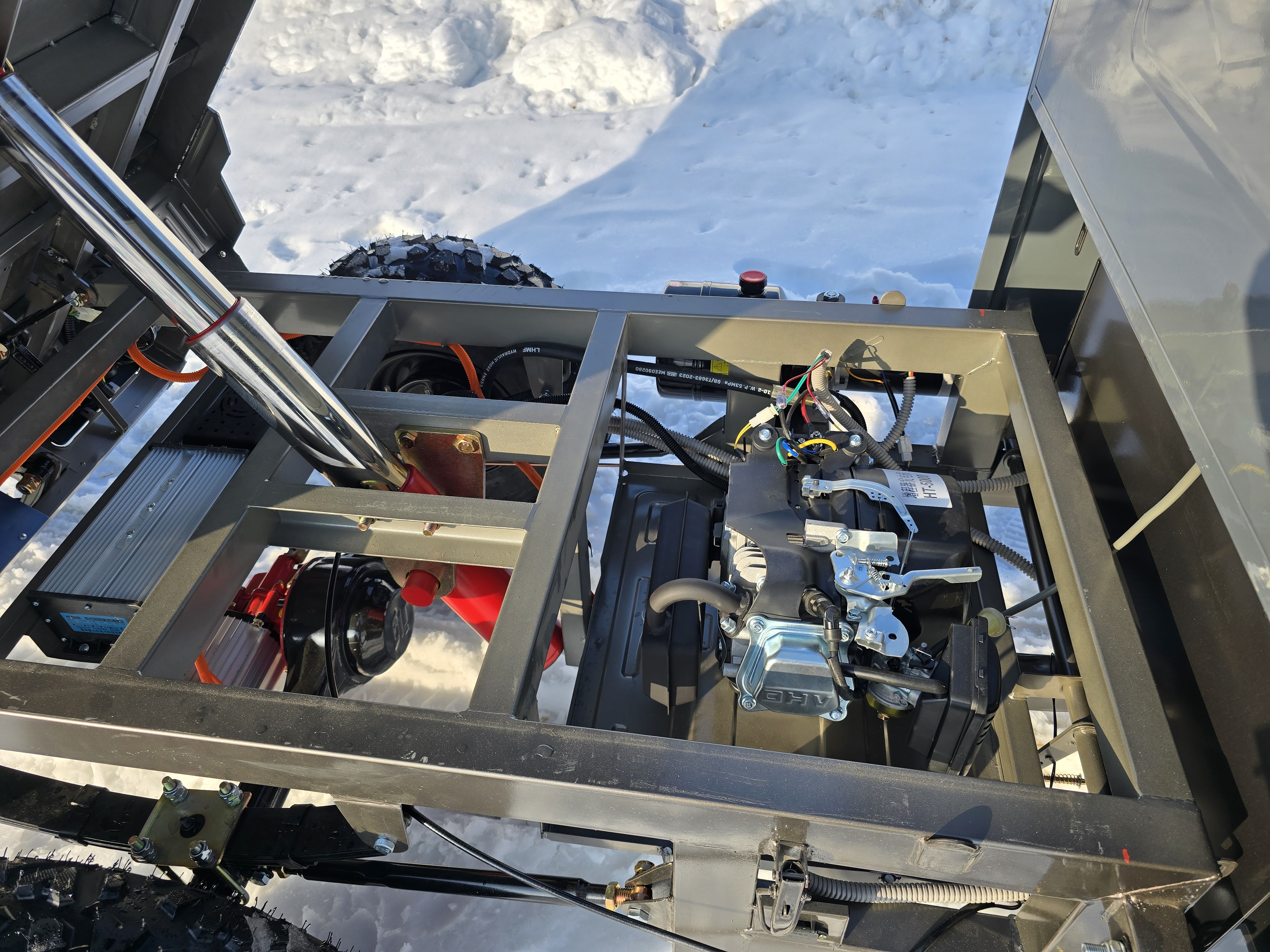 ГЭТ С900 Кабина Гибрид с тентом и усиленными колесами